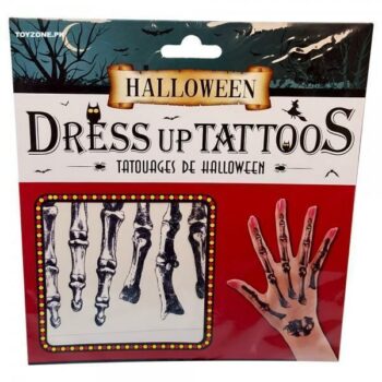 Temporary tattoos bone hand