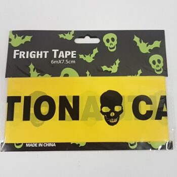 Caution party tape