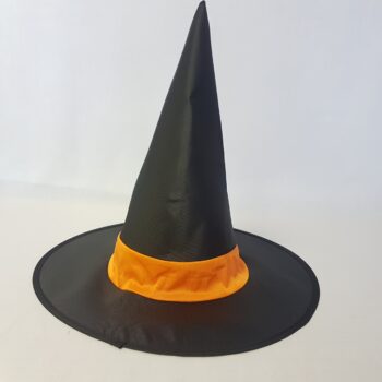 Witch hat with orange band
