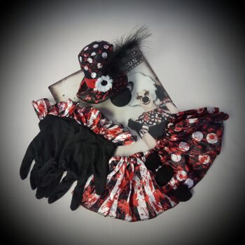 Creepy clown dress up kit
