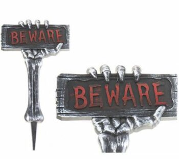 Halloween sign decoration