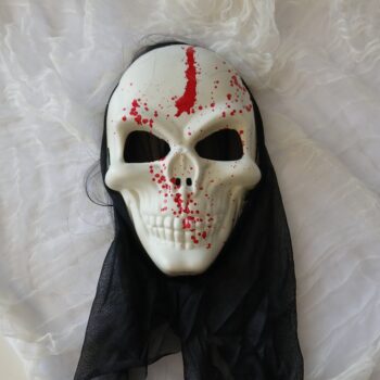 Blood spattered skull mask