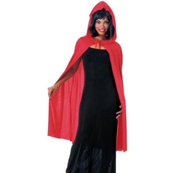 Red hooded cape