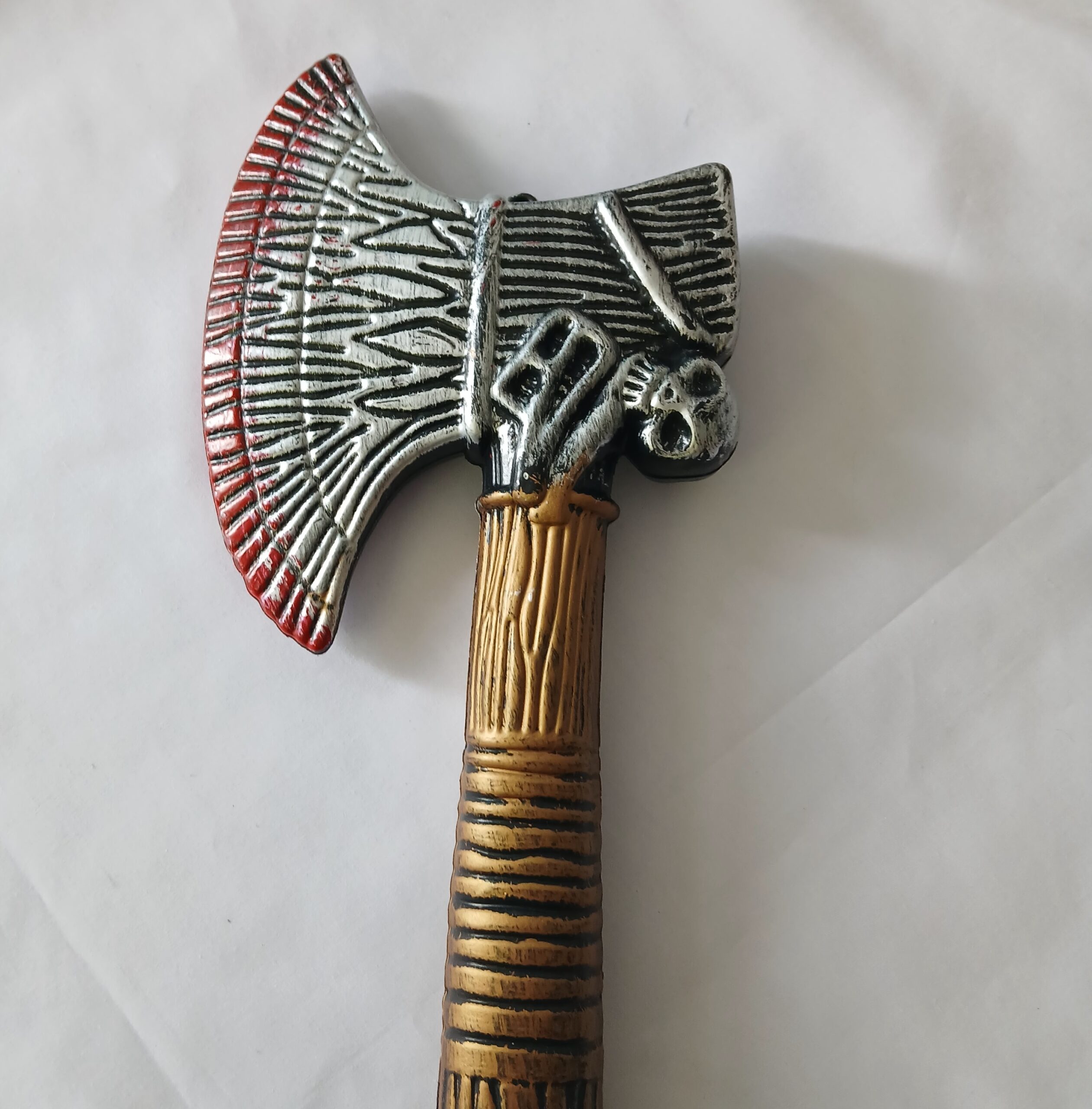 Axe with skull design