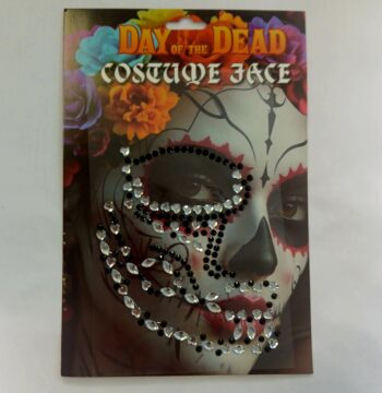 Day of the Dead skull gem stickers
