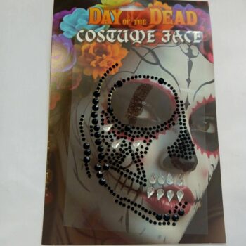 Day of the Dead gem face stickers