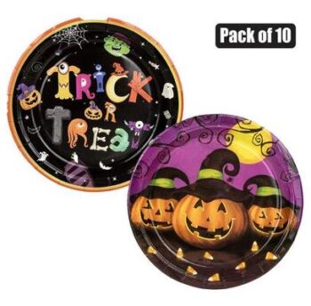 Halloween paper plates