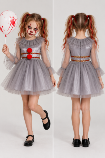 IT clown girl's costume
