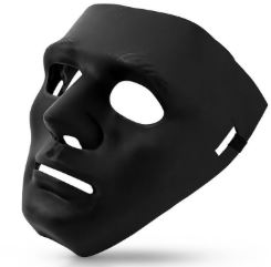 Black face mask