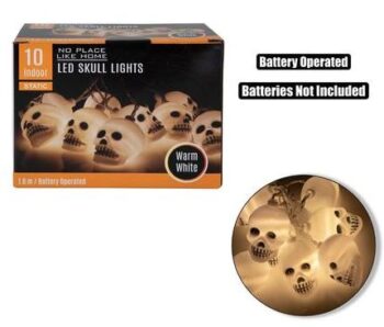 Skull string lights