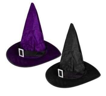 Velvet witch hat 2 colours